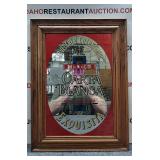 Carta Blanca Cerveza Glass Etched Mirror/picture Carta Blanca Cerveza Glass Etched Mirror/picture