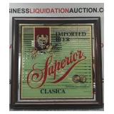 Superior Clasica Beer Glass Etched Mirror/picture Superior Clasica Beer Glass Etched Mirror/picture