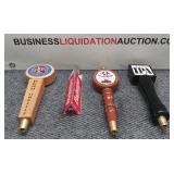 (4) Beer Tap Handles (4) Beer Tap Handles