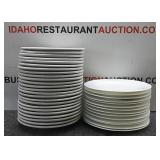 38 Glass Restaurant Plates