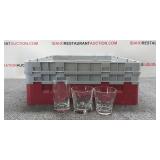 25 Count Dish Rack With Misc Glasses 25 Count Dish Rack With Misc Glasses
