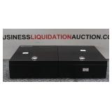 (2) Cash Lock Boxes