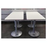 2 Restaurant Style Tables 2 Restaurant Style Tables