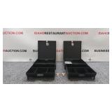 2 cash lock boxes 2 cash lock boxes