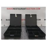 2 Cash Lock Boxes