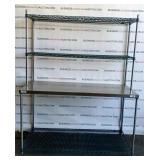 Stainless Steel Table W Shelves Stainless Steel Table W Shelves