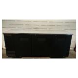 True 90" Back Bar Refrigerator