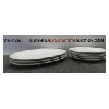 8 Glass Restaurant Plates 8 Glass Restaurant Plates