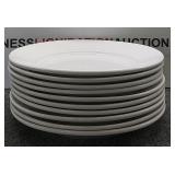 10 Glass Restaurant Plates 10 Glass Restaurant Plates