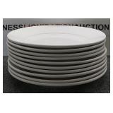 10 Glass Restaurant Plates