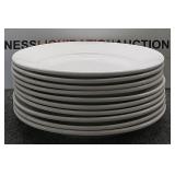 10 Glass Restaurant Plates