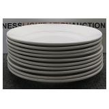 10 Glass Restaurant Plates