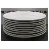 10 Glass Restaurant Plates