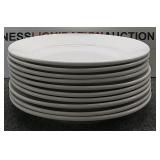 10 Glass Restaurant Plates 10 Glass Restaurant Plates