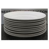 10 Glass Restaurant Plates