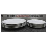 (10) Glass Restaurant Plates (10) Glass Restaurant Plates