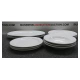 (12) Piece Glass Restaurant Plate Set