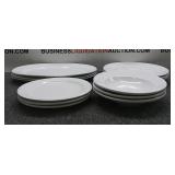 (12) Piece Glass Restaurant Plate Set (12) Piece Glass Restaurant Plate Set