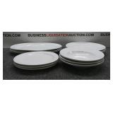 (12) Piece Glass Restaurant Plate Set (12) Piece Glass Restaurant Plate Set