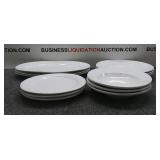 (12) Piece Glass Restaurant Plate Set