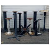Misc Lot Of Table Tops & Bases Misc Lot Of Table Tops & Bases