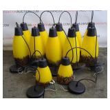 (12) Hanging Pendant Lights (12) Hanging Pendant Lights