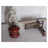 Rare Dual Cherry Pitter and Insulators