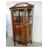 Antique Oak Display Cabinet
