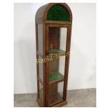 Antique Oak Display Cabinet