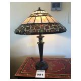 Arts & Crafts Stained Glass Look Lamp