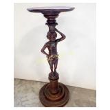 Carved Plant Pedestal