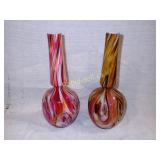Swirl Design Vases