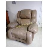 Leather Reclining Rocker