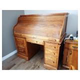 Oak Roll Top Desk