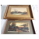 Original Vintage Watercolours