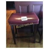 Four Leathacore Counter Stools
