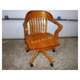 Oak Banker Style Chair