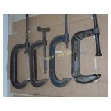 4 - 6" C Clamps