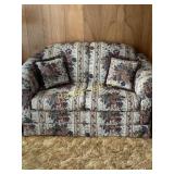 2 Personal Floral Fabric Love Seat