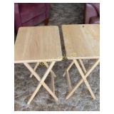 Folden Wooden TV Tables