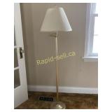 Brass Floor Lamp with Swing Arm