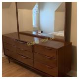 4 Piece Double Wood Bedroom Set