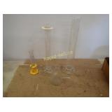 Glass Pyrex Cylinder Measures