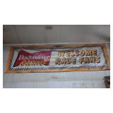 Budweiser Racing Banner