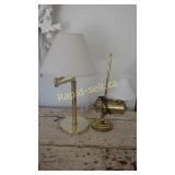 Two Brass Lamps