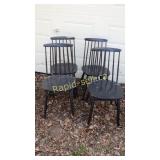 4 Black Chairs