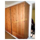 Pine Armoire by Ikea