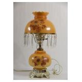 Double Globe Transferware with Prisms Light