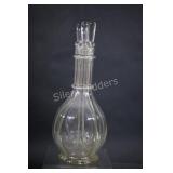 Vintage Four Sectional Chamber Clear Decanter