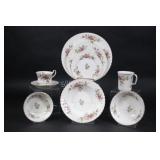 Royal Albert Moss Rose Bone China 9PC x 10